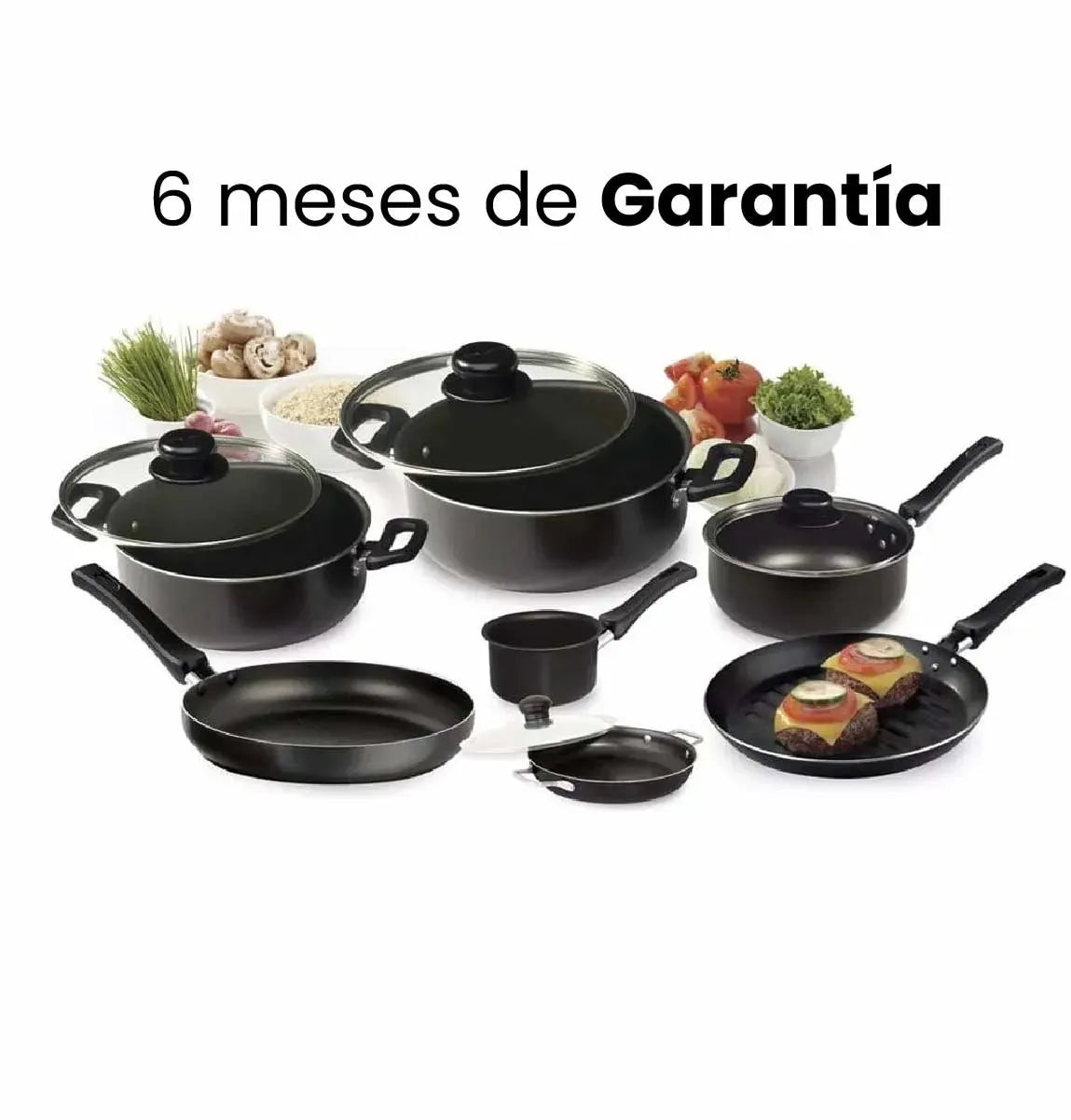 🔥 ÚLTIMAS UNIDADES: Juego de Ollas Antiadherentes de 13 Piezas — Cocina sin Que Se Te Pegue Nada